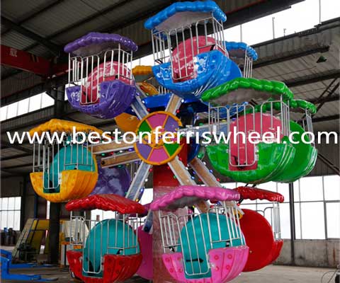 Mini ferris wheel double side ride for sale
