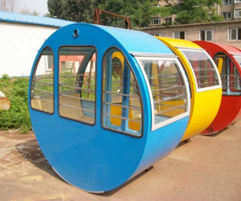Round Type Cabin for a 49 Meter Ferris Wheel
