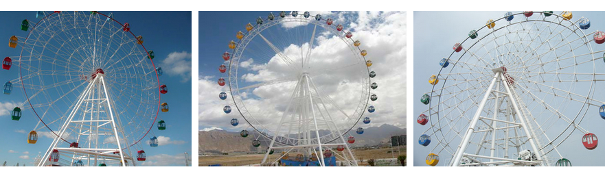 Amusement Park Large Ferris Wheel
