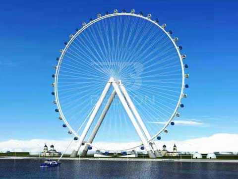 Carnival Ferris Wheel With 108 Meter